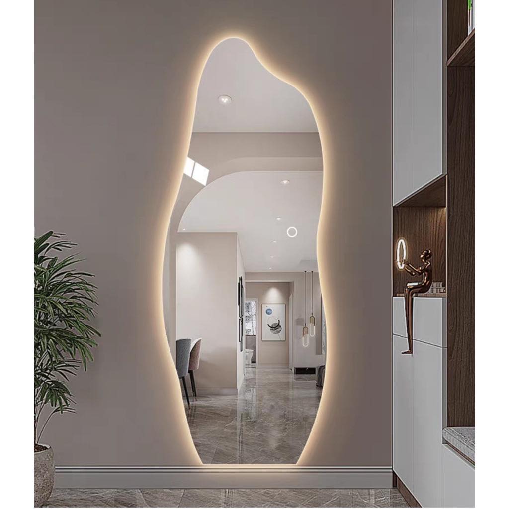Gương thời trang hạt đậu gắn đèn led