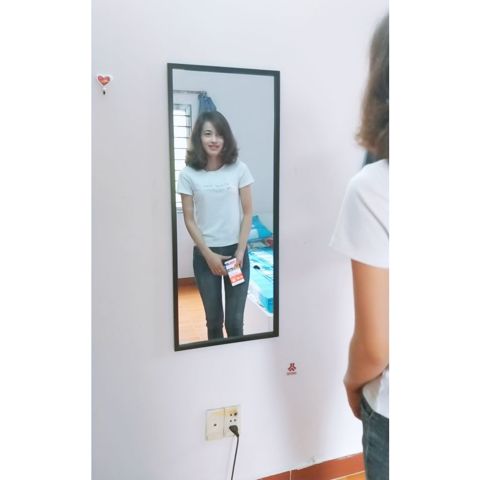 Gương soi toàn thân treo tường khung Composite mã 071Đ (40x100cm)