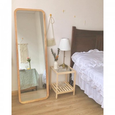 Gương Soi Toàn Thân bo góc gỗ thời trang